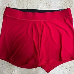 DSG Women’s 3X Compression Mid Rise 5” Tango Red Shorts